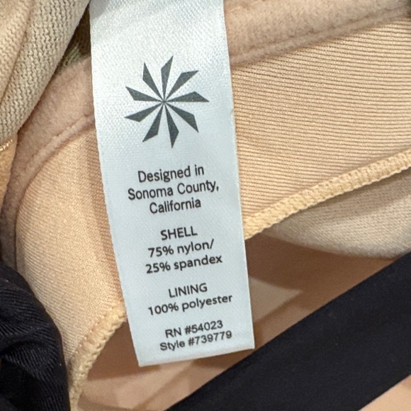 Athleta Kokomo Swim Dress Black NWT Size Small Built-In Bra - Picture 12 of 13